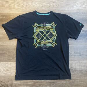 Nike T Shirt Mens XL Lebron James 6 King James Conquers Endures Dri-Fit